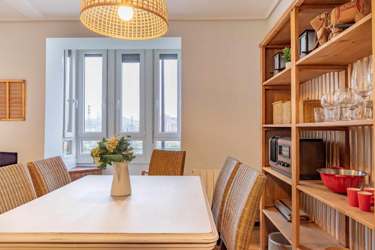 Apartamento Kuia Con Vistas Frontales A La Ria De Bilbao Cerca Del Metro Erandio Eksteriør bilde