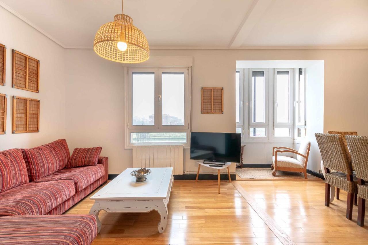 Apartamento Kuia Con Vistas Frontales A La Ria De Bilbao Cerca Del Metro Erandio Eksteriør bilde